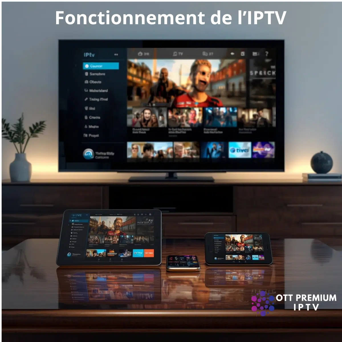 Fonctionnement de l’IPTV premium